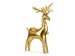 Stojący balon foliowy Renifer, 63 x 51 cm, złoty