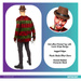Strój dla dorosłych Freddy Kruger halloween