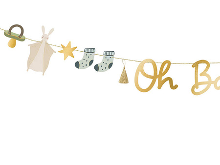 Baner girlanda OH BABY Baby Shower 2,5m