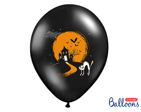 Balon 12 cali 1 szt Duszek - dwustronny nadruk