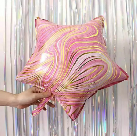 Gwiazdka balon foliowy MOZAIKA 18''