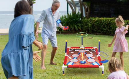 Gra zręcznościowa koszykówka Rzut do celu 2w1 TOSSING GAME