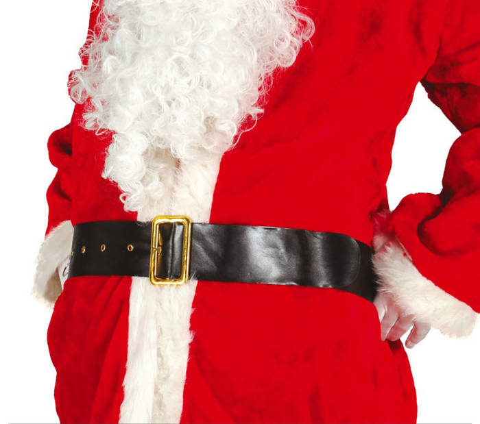 Pasek św. Mikołaja 120 cm Czarny szeroki