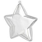 Gwiazda plastikowa akrylowa bombka bańka 10cm