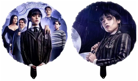 Wednesday balony foliowe zestaw 6 szt.