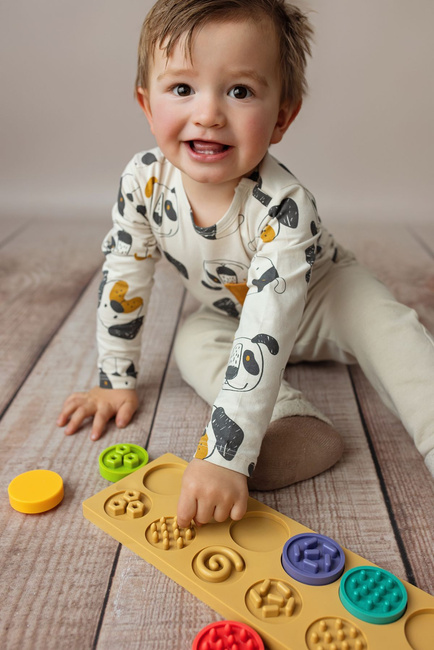 Puzzle sensoryczne kółeczka XXL