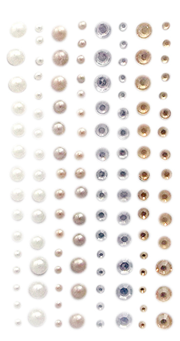 Kryształki samoprzylepne 120 szt. Nature