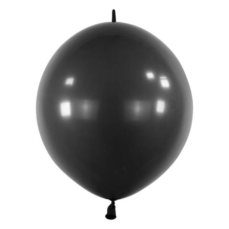 Balony do girland Everts Decor Line E-LINK Jet Black 12 cali 50 szt.