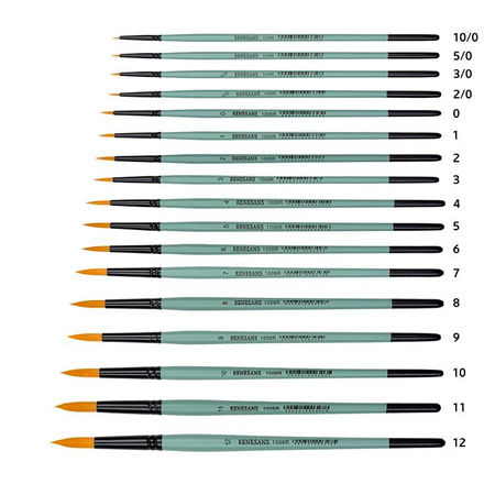 Renesans pędzel syntetyczny Okrągły 1006R rozm. 6