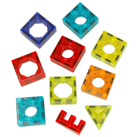Klocki magnetyczne magnetic sticks marble tor kulkowy z dźwiękiem muzyką grający 118 elementów