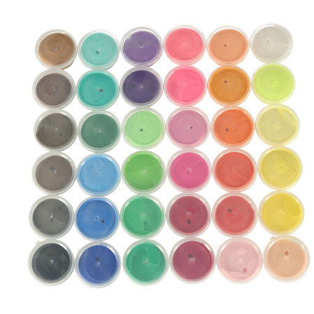 Piankolina plastelina zestaw XXL 36 kolorów + akcesoria