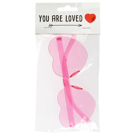 Okulary serca dla zakochanych