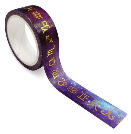 Taśma dekoracyjna samoprzylepna Galaxy Kosmos mix wzorów 5m 1 szt.