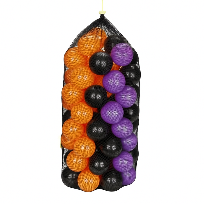 Piłki w worku suchy basen w woreczku 7cm - 100 szt. HALLOWEEN