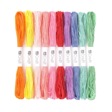 Mulina kolorowa zestaw 10 x 8 m Rainbow