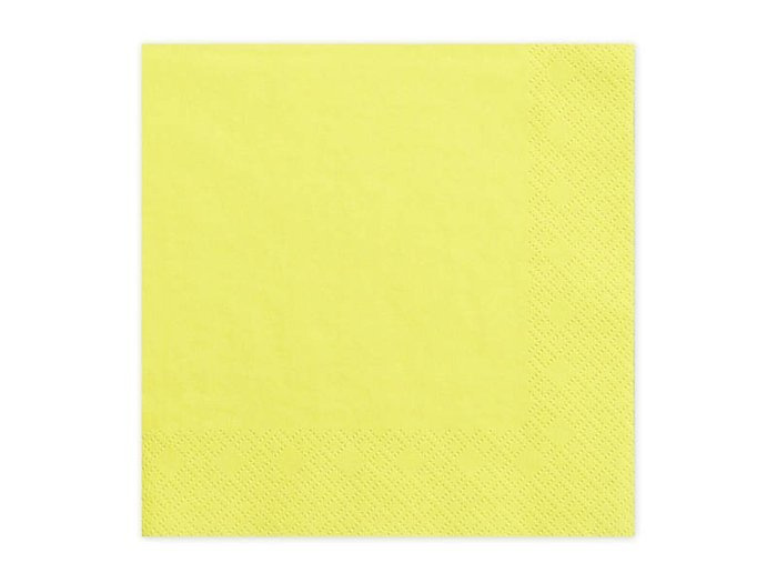 Serwetki gładkie 33 x 33 cm 20 szt.