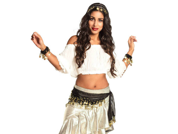 Zestaw Cyganka tancerka Belly Dance