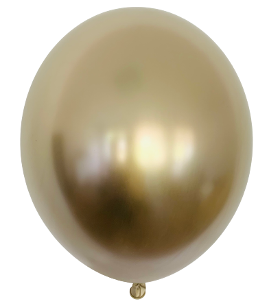 Balony złote Chrome Shiny - Glossy Gold 12 cali 50 szt.