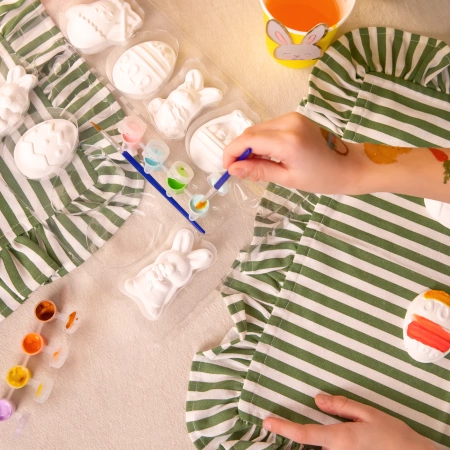 Ozdoby gipsowe do malowania zestaw Wielkanoc