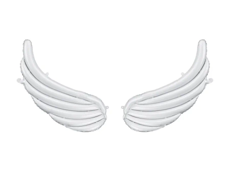 Balony foliowe do girland Skrzydła, 104 x 60 cm, białe