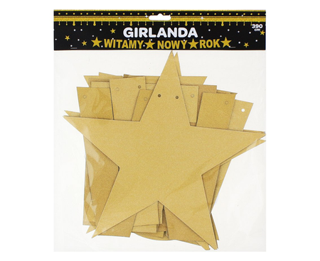 Girlanda brokatowa Witamy Nowy Rok na Sylwestra