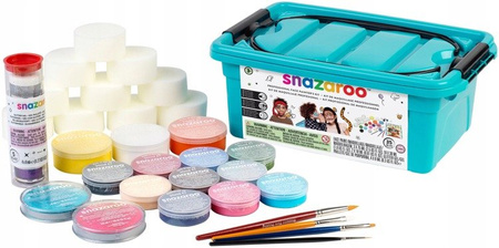 Zestaw BOX 1500 Farby do malowania twarzy i ciała Snazaroo