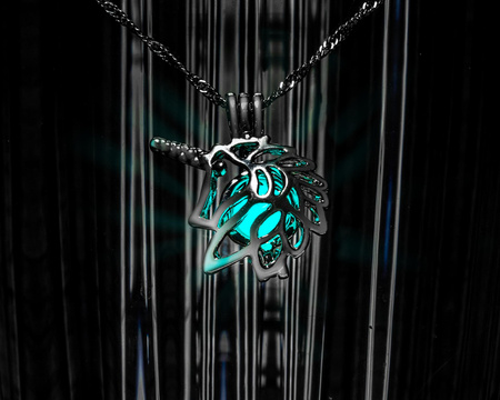 Naszyjnik JEDNOROŻEC z dwoma perłami