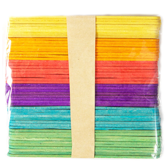 Patyczki kreatywne kolorowe 50 szt.