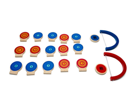 Drewniana gra zręcznościowa Kolorowy cel