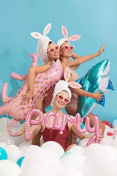 Opaski na Wieczór Panieński uszy króliczka ZESTAW 6 szt.