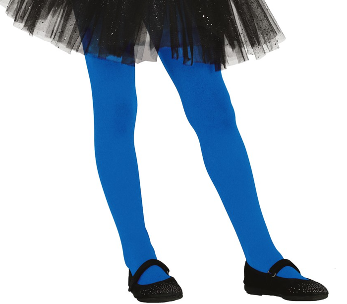 Rajstopy dziecięce GŁADKIE niebieskie 3-6 lat