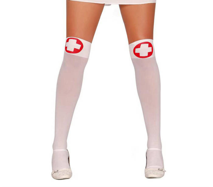 Zakolanówki Pończochy Pielęgniarki