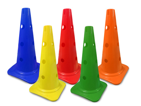 Pachołek gimnastyczny 42 cm z otworami