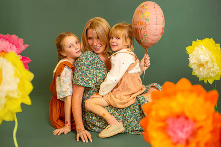 Dla kochanej Mamy balon foliowy okrągły 45 cm