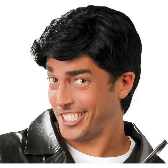 Peruka męska Czarna