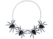 Naszyjnik i kolczyki PAJĄK zestaw Halloween