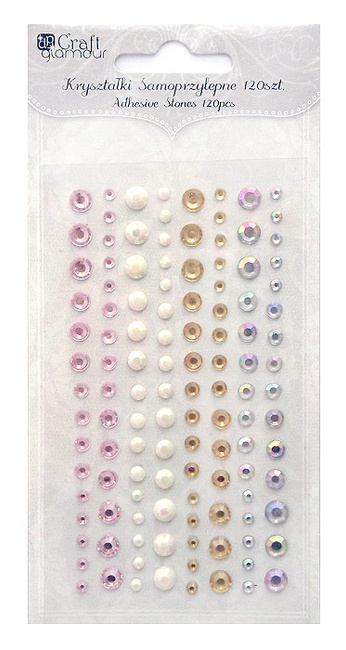 Kryształki samoprzylepne 120 szt. Star Dust