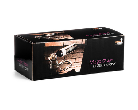 Łańcuchowy stojak na wino