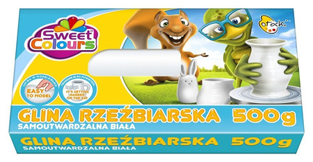 Glina rzeźbiarska samoutwardzalna 500g BIAŁA OTOCKI
