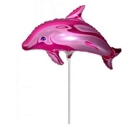 Delfinek balon foliowy 14 cali na powietrze