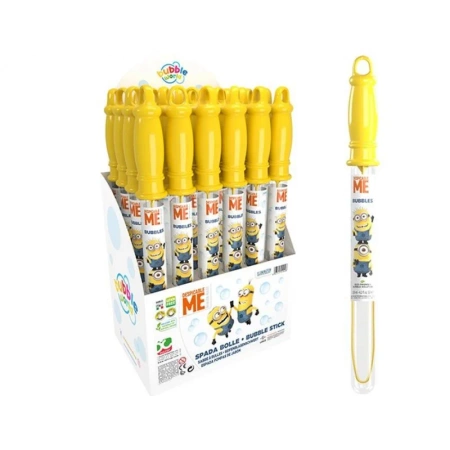 Miecz różdżka do baniek mydlanych Minionki 120ml