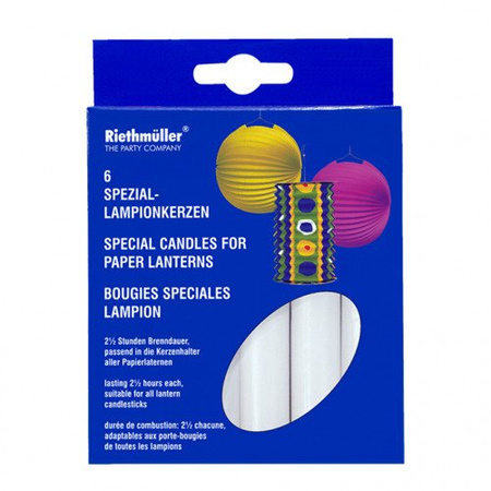 Świeczki do lampionów 6 szt