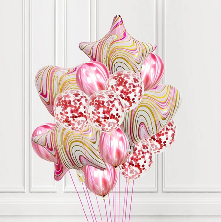 Gwiazdka balon foliowy MOZAIKA 18''