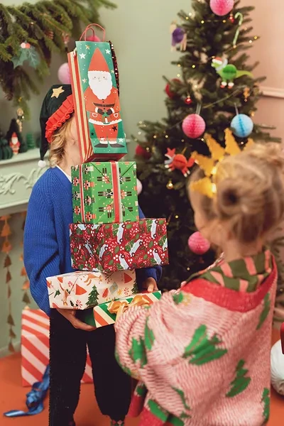 Zawieszka na choinkę metalowa Mikołaj 1 szt.