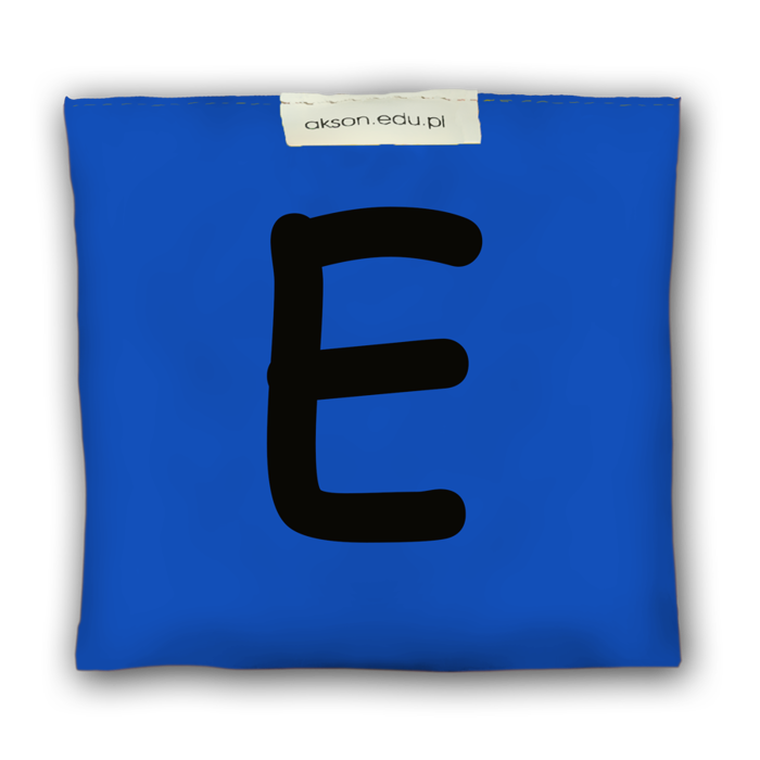 Woreczek gimnastyczny z literką E - szkolny Akson