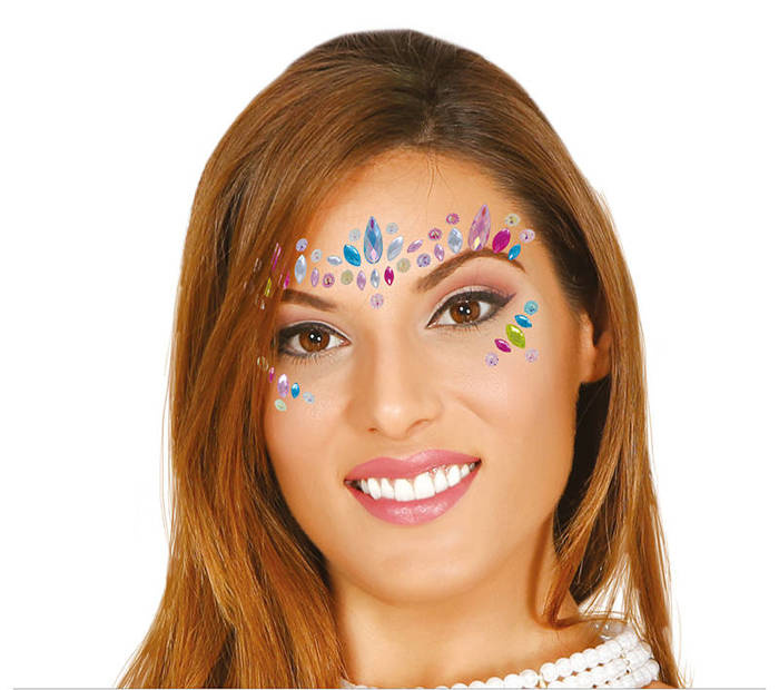 Blingi - Naklejki Kryształki MIX na twarz