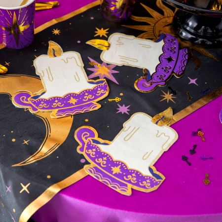 Serwetki papierowe świeczka Andrzejki Wróżki Magia 10 szt. 14,2 x 16,5 cm