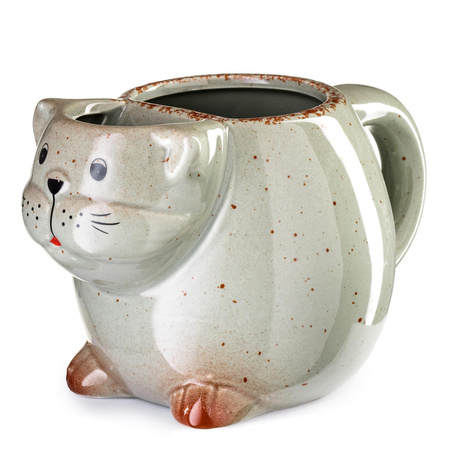 Kubek KOCUREK z kieszonką na torebkę od herbaty