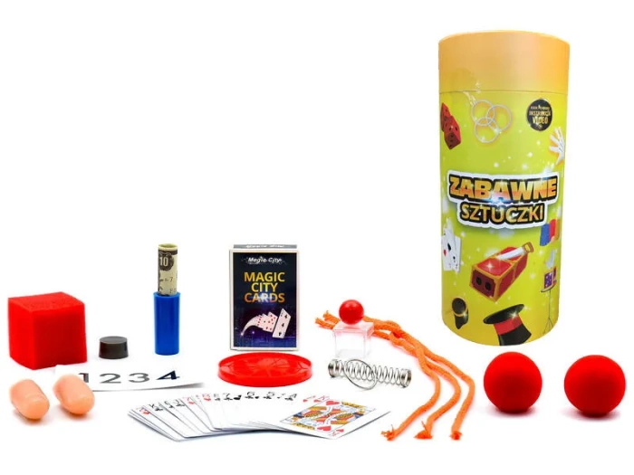 Zabawne sztuczki Fun Magic 99 sztuczek Żółta Tuba