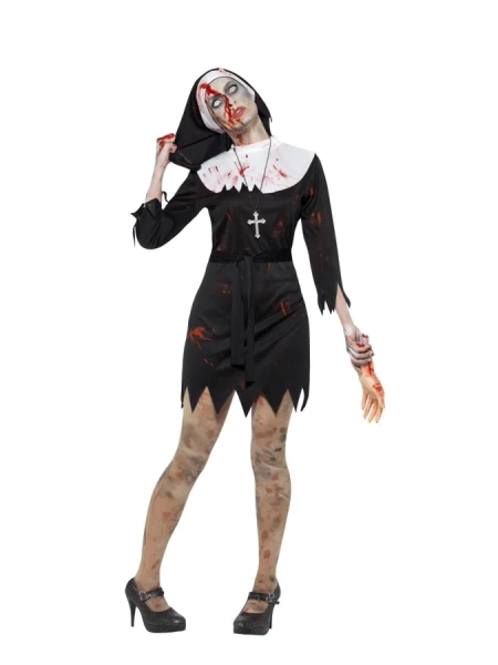 Zakonnica Zombie strój dla dorosłych